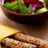 Healthy Me Foods breadsticks with salad for Healthy Me Foods