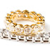 Diamond jewelry in white and yellow gold for Graphic IQ